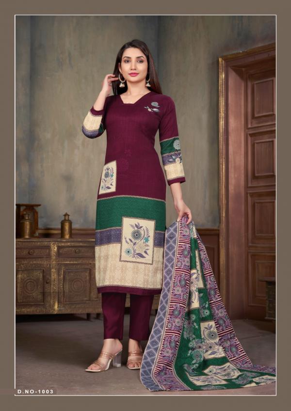 SAT Pashmina Shwal Suit Vol-13 – Dress Material